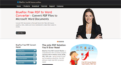 Desktop Screenshot of bluefoxpdf.com